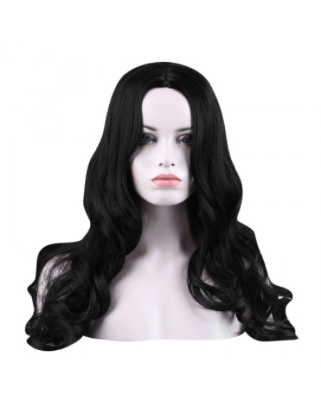 Long Middle Part Fluffy Loose Wave Synthetic Wig