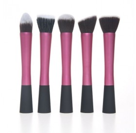 TODO 5PCS Pro Duo-Fiber Face Makeup Brush Multi Task Set